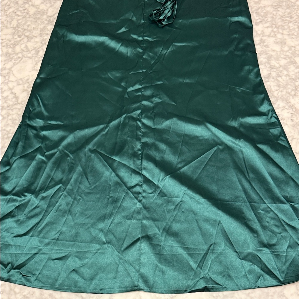 Dress Barn Strapless Teal Dress - Picture 14 of 16